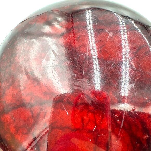 Italian Round Albaster Hinged Trinket Box - Picture 4 of 10